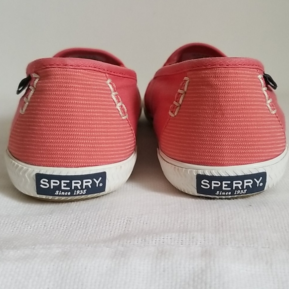 Sperry Red Slip On Sneaker - Picture 5 of 8